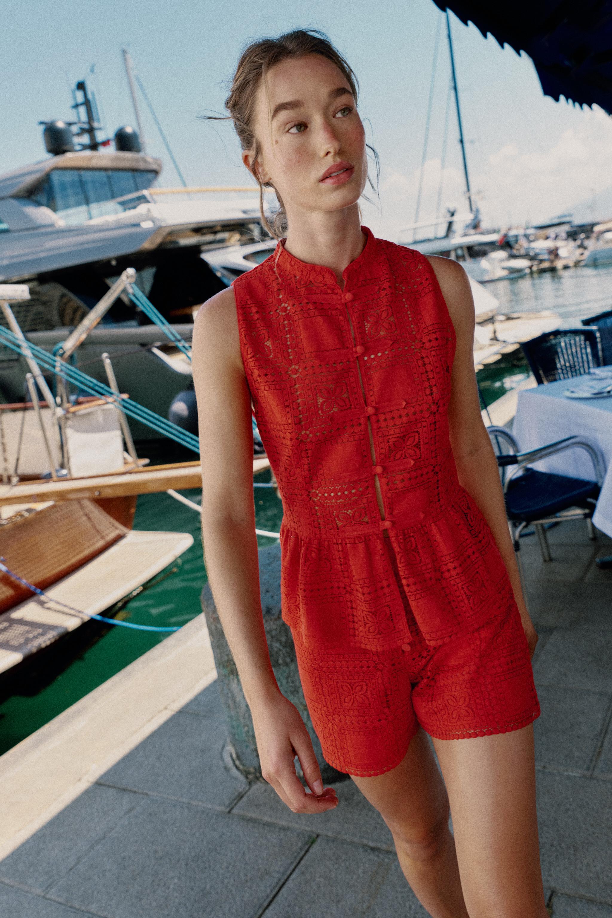 GUIPURE LACE SHORTS